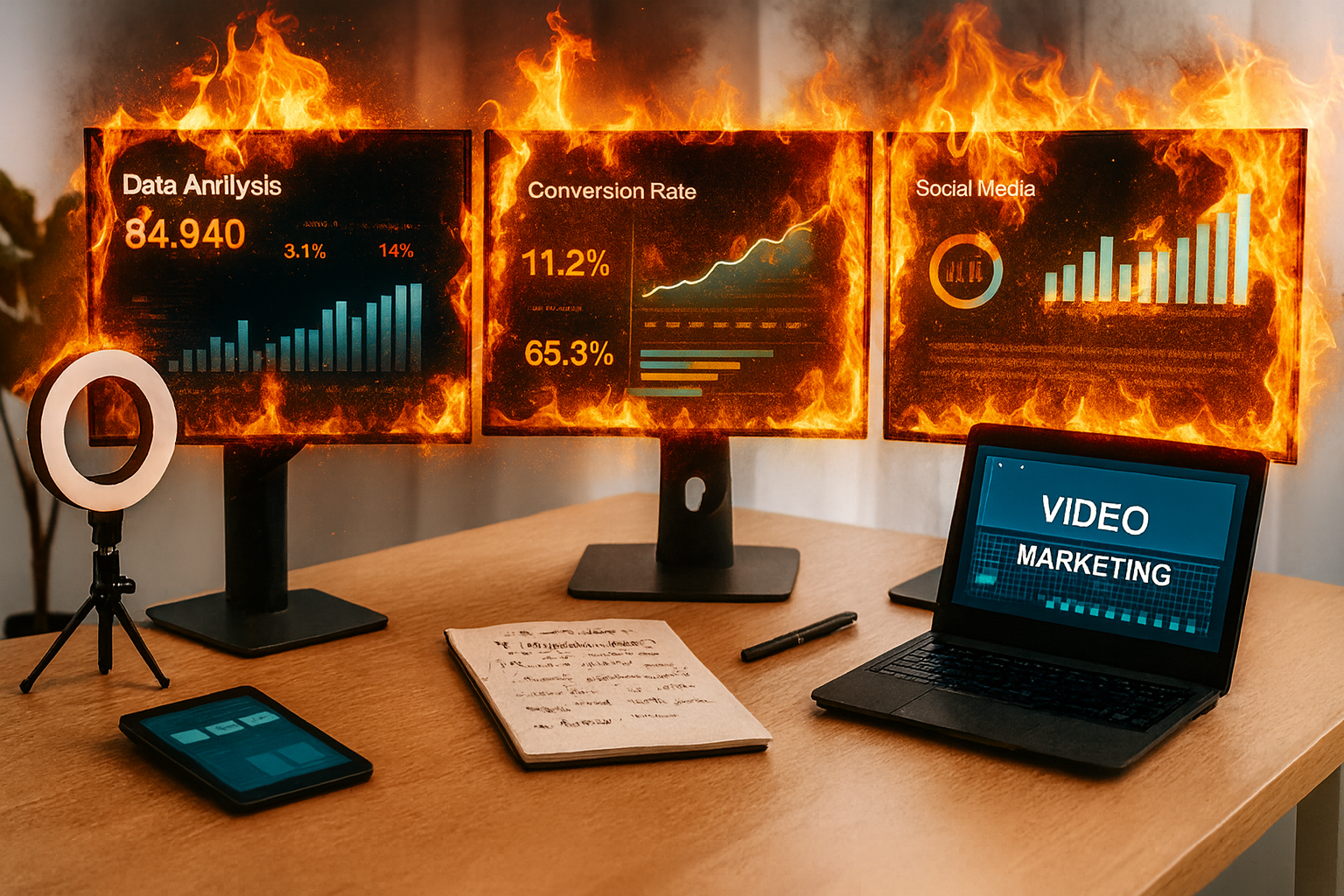 Marketing Dashboard with UGC Metrics